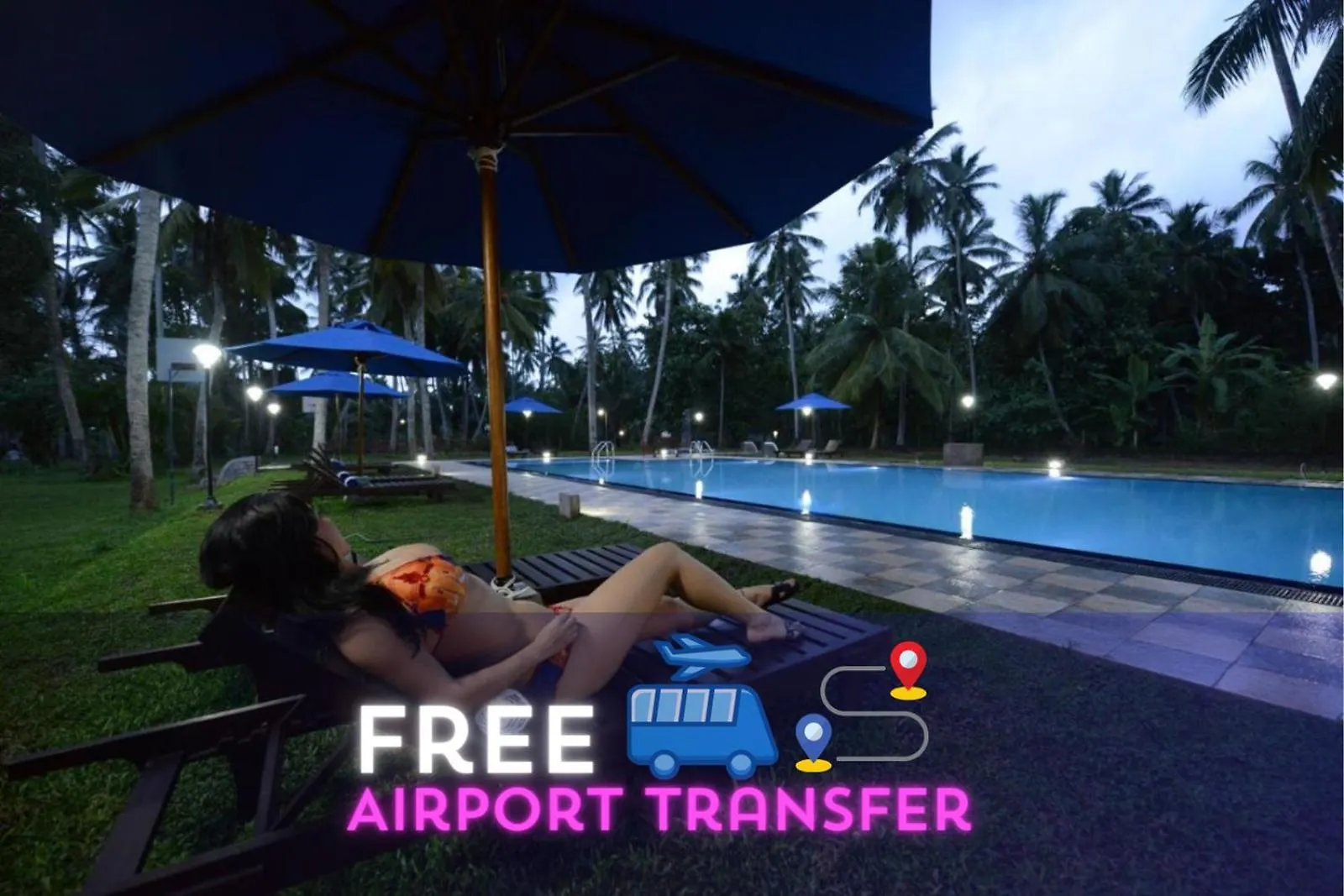 Oreeka - Katunayake Airport Transit Hotels location